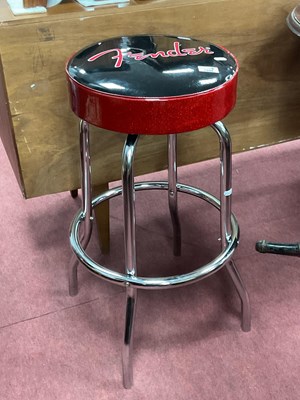 Lot 1558 - A Fender Bar Stool, approximately 74cm high.
