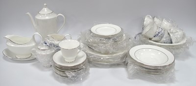 Lot 1236 - Wedgwood 'Signet Platinum' Bone China Dinner...