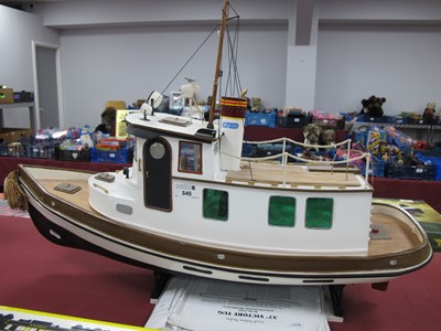 Lot 545 - A Dumas Boats kit built wooden construction...