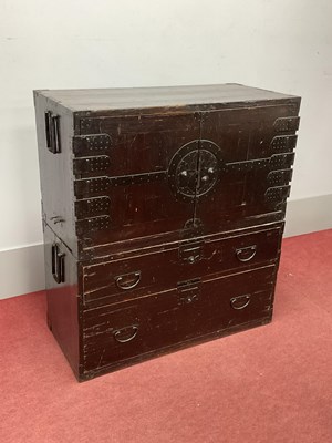 Lot 1569 - Oriental- XIX Century Japanese Campaign chest,...