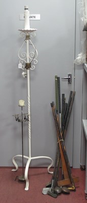 Lot 1131 - Golf Clubs (9), including hickory shafted...