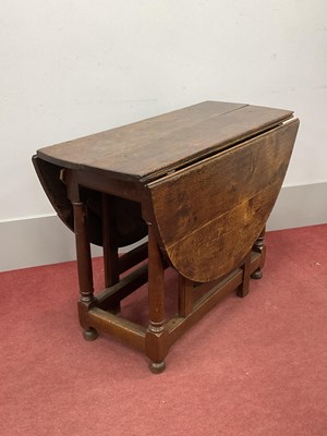 Lot 1577 - Georgian Period Joined Oak Dining Table with...