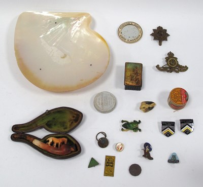 Lot 1286 - Mother of Pearl Caviar Dish, Papier-mâché...