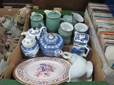 Lot 1068 - Denby 'Regency' Green Teaware, Ringtons...