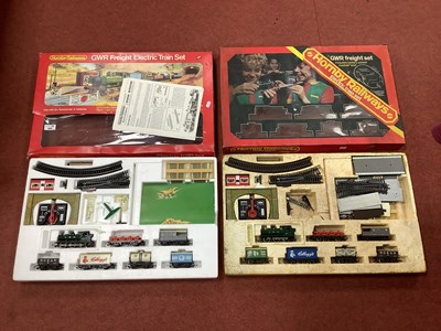Lot 689 - Two boxed Hornby 00 gauge "GWR Freight" train...