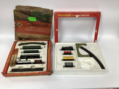 Lot 700 - Two 00 gauge train sets: a Hornby set with 0-6-...