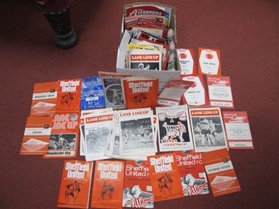 Lot 696 - Sheffield United Programmes, 1957-8 v. Grimsby,...