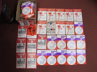 Lot 709 - Rotherham United Programmes, 1957-8 v....