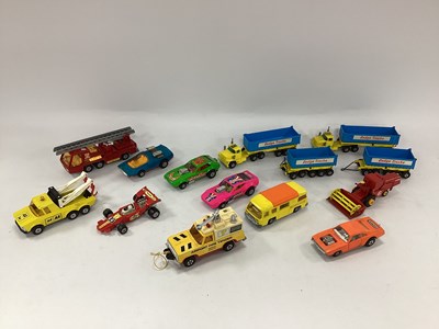 Lot 810 - Twelve Matchbox Superkings Diecast Model...
