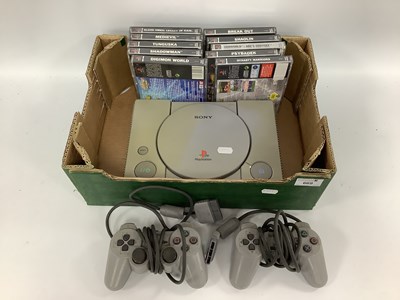 Lot 669 - An Original Sony PlayStation Gaming Console...