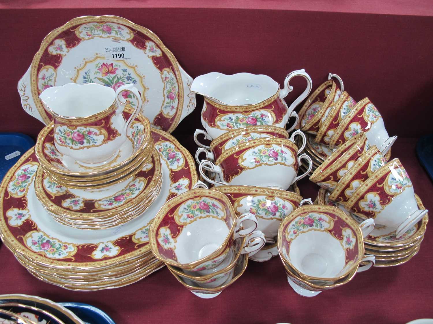 Lot 1190 - Royal Albert 'Lady Hamilton' Pattern