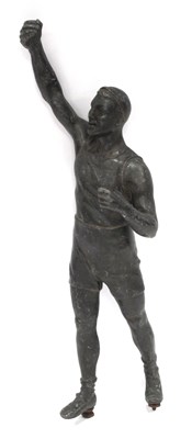 Lot 1344 - Early XX Century Weighted Spelter Figure of...