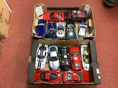 Lot 355 - Fourteen 1:18 Scale Diecast Model Vehicles by...