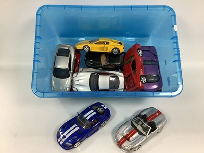 Lot 361 - Eleven 1:18 Scale Diecast Model Vehicles by...