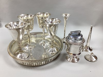Lot 293 - A Matched Pair of Hallmarked Silver Fluted...