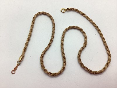 Lot 151 - A Ropetwist Chain, (damages throughout),...
