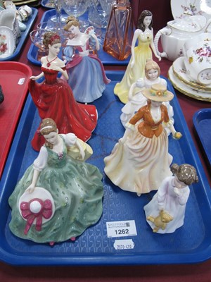 Lot 1262 - Royal Doulton lady figureines to include...