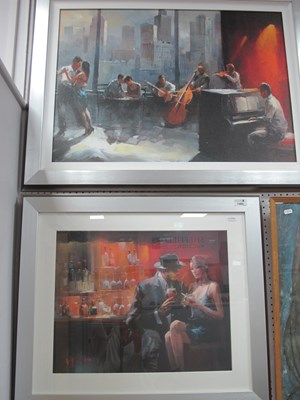 Lot 1463 - Two Willem Haenraets Prints 'Evening at the...