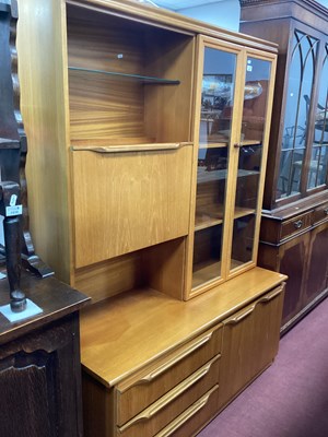 Lot 1517 - A Large Teak Sakol Bookcase/Cabinet Base, with...