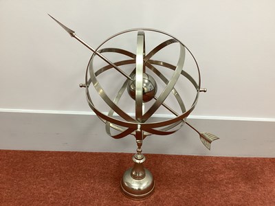 Lot 22 - Andrew Martin; A Large Indoor Chrome Armillary...