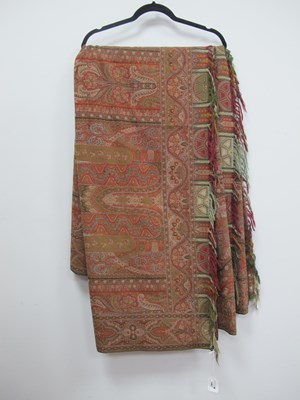 Lot 1467 - A Late XIX/Early XX Century Paisley Wool Shawl,...