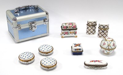 Lot 1211 - Delprado Pill Boxes, Regal pill box, etc:- One...