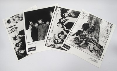 Lot 1282 - Oasis, 1990s Promo Posters of Manchester's...