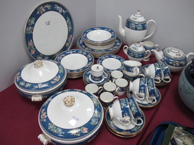 Lot 1182 - Wedgwood 'Blue Siam' Dinner-Tea-Coffee Service,...