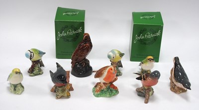 Lot 1251 - Beswick Birds, to include Blue Tit, Goldcrest,...