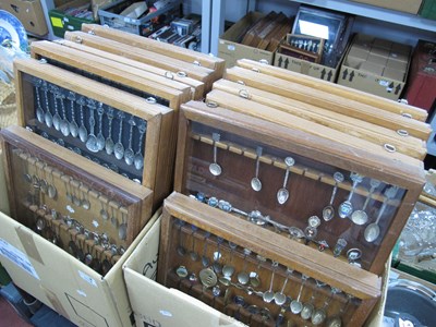 Lot 1112 - Souvenir Teaspoons, including '925', 'Sterling'...