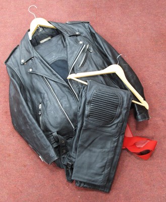 Lot 1375 - Motorcycle Leathers - BLL Jacket size 42,...