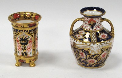 Lot 1321 - Royal Crown Derby 1128 Imari Pattern Miniature...
