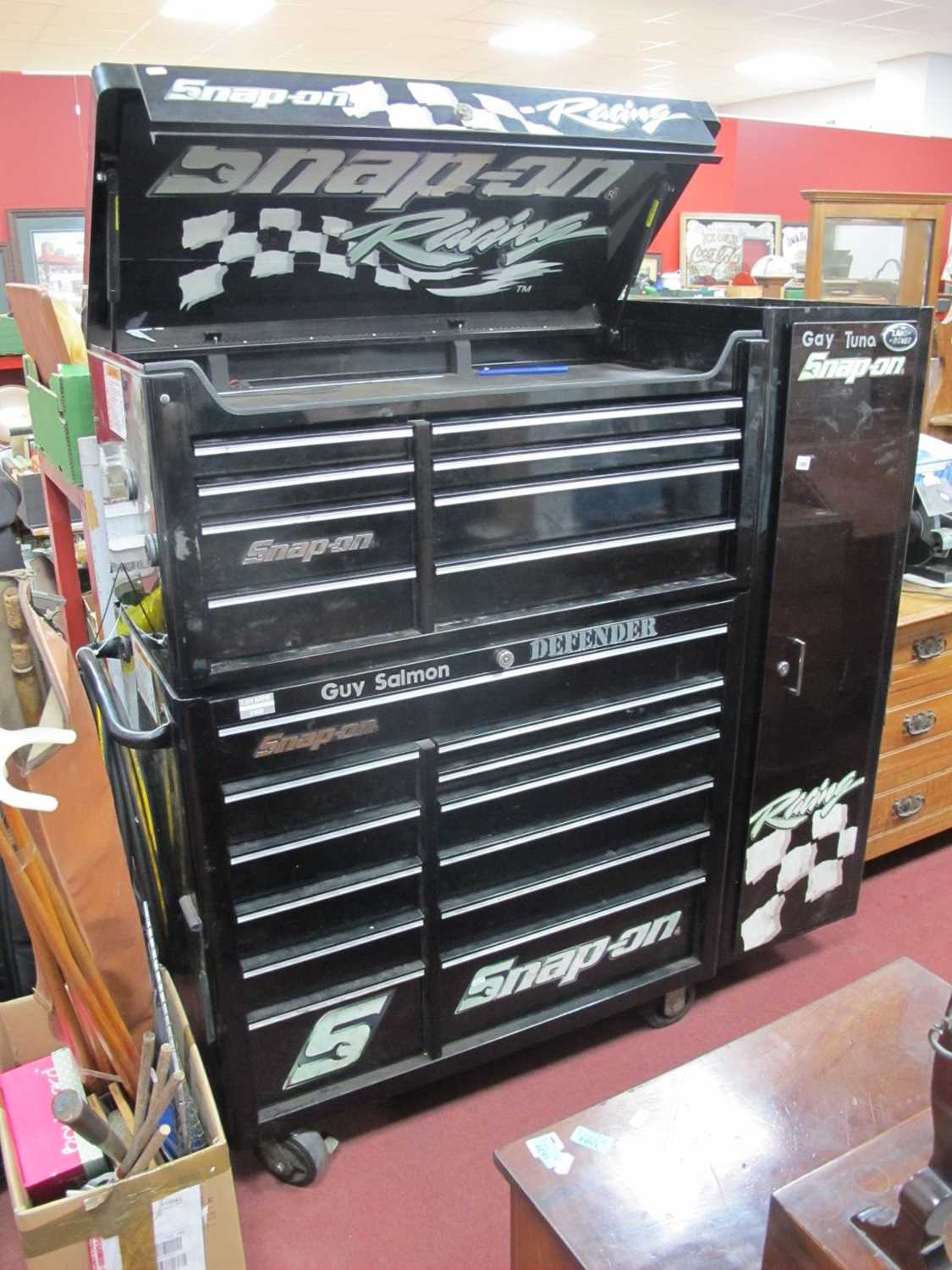 Lot 1189 - A Snap On Tool Chest; comprising, Snap-On tool...