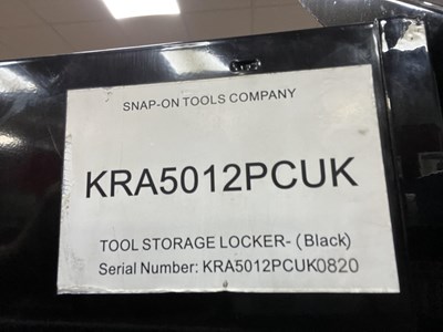 Lot 1189 - A Snap On Tool Chest; comprising, Snap-On tool...