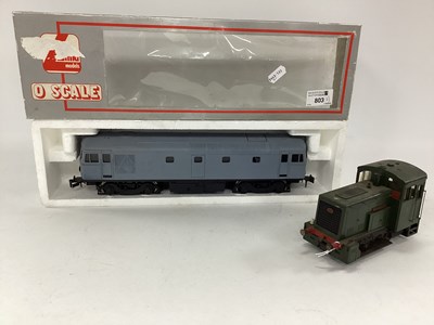 Lot 803 - Two Lima 'O' Gauge/7mm Diesel Locomotives,...