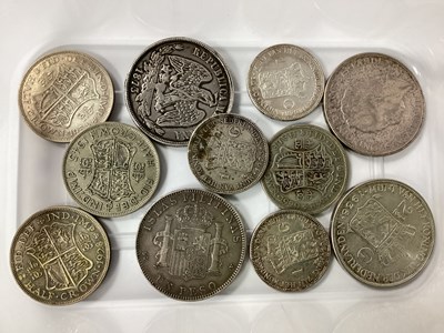 Lot 608 - Collection Of Silver World Coinage, includes...