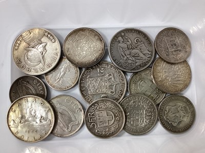 Lot 592 - Collection Of Silver World Coinage, includes a...