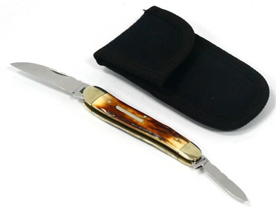 Lot 1351 - A Stan Shaw (Sheffield) Lambsfoot Knife, with...