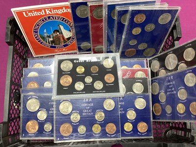 Lot 515 - Twenty One GB Coin Year Sets, includes a 1985...
