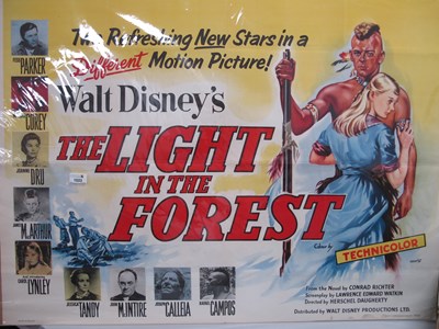Lot 1023 - Poster Walt Disney's The Light in the Forest,...