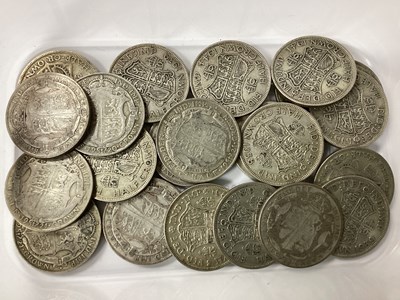 Lot 569 - GB Pre 1947 Silver Half Crowns, total weight...