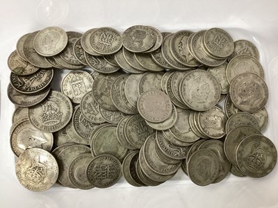 Lot 584 - Collection Of Pre 1947 Silver Shillings And...
