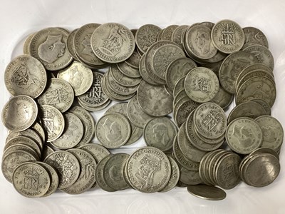 Lot 582 - GB Pre 1947 Silver Shillings And Sixpences,...