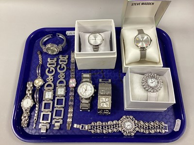 Lot 273 - A Collection of Modern Ladies Wristwatches,...
