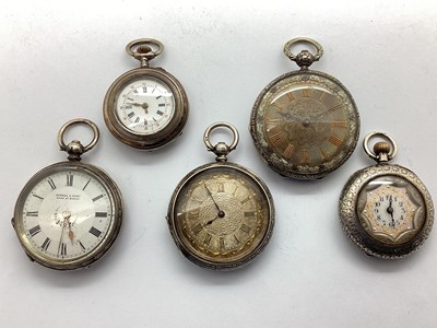 Lot 321 - Antique and Later Fob Watches, including...