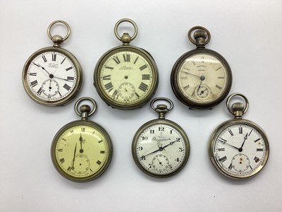 Lot 318 - Vintage Openface Pocket Watches, including E...