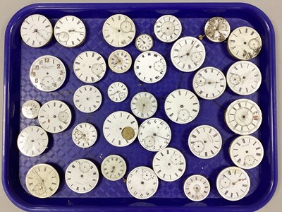 Lot 289 - A Collection of Assorted Pocket Watch Dials /...