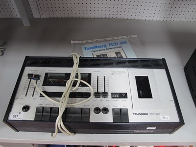 Lot 527 - Tandberg TCD 320 Stereo Cassette Deck 1977-79.