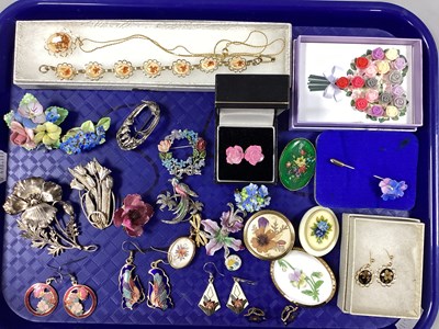 Lot 274 - A Collection of Floral Design Costume...