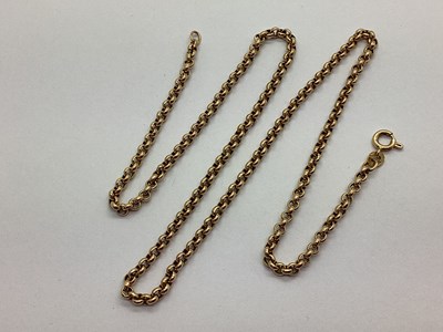 Lot 133 - A Modern UNOAERRE Belcher Link Chain, stamped "...